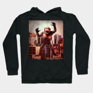 Gorilla in city scene Hoodie